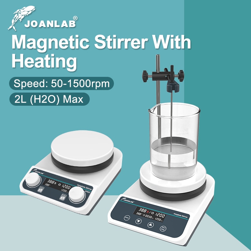 Digital Display Magnetic Stirrer With Heating Plate By Joanlab V