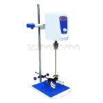 Precision Lab Overhead Stirrer with Digital Display: Enhanced Electric Mixer for Accurate and Timed Laboratory Mixing Solutions.