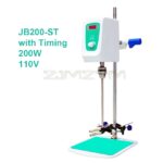 Precision Lab Overhead Stirrer with Digital Display: Enhanced Electric Mixer for Accurate and Timed Laboratory Mixing Solutions.