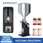 "ZS-MGT1S Manual Filler: Versatile Honey, Cosmetic Cream, Pasta Sauce & Peanut Butter Packaging Solution"