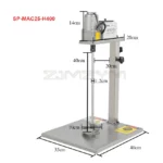 15L/50L Electric Mixer Mixing Machine Paint Putty Glue Ink Lab Stirrer Overhead Stirrer Speed Adjustable Digital Display 220V