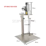 15L/50L Electric Mixer Mixing Machine Paint Putty Glue Ink Lab Stirrer Overhead Stirrer Speed Adjustable Digital Display 220V